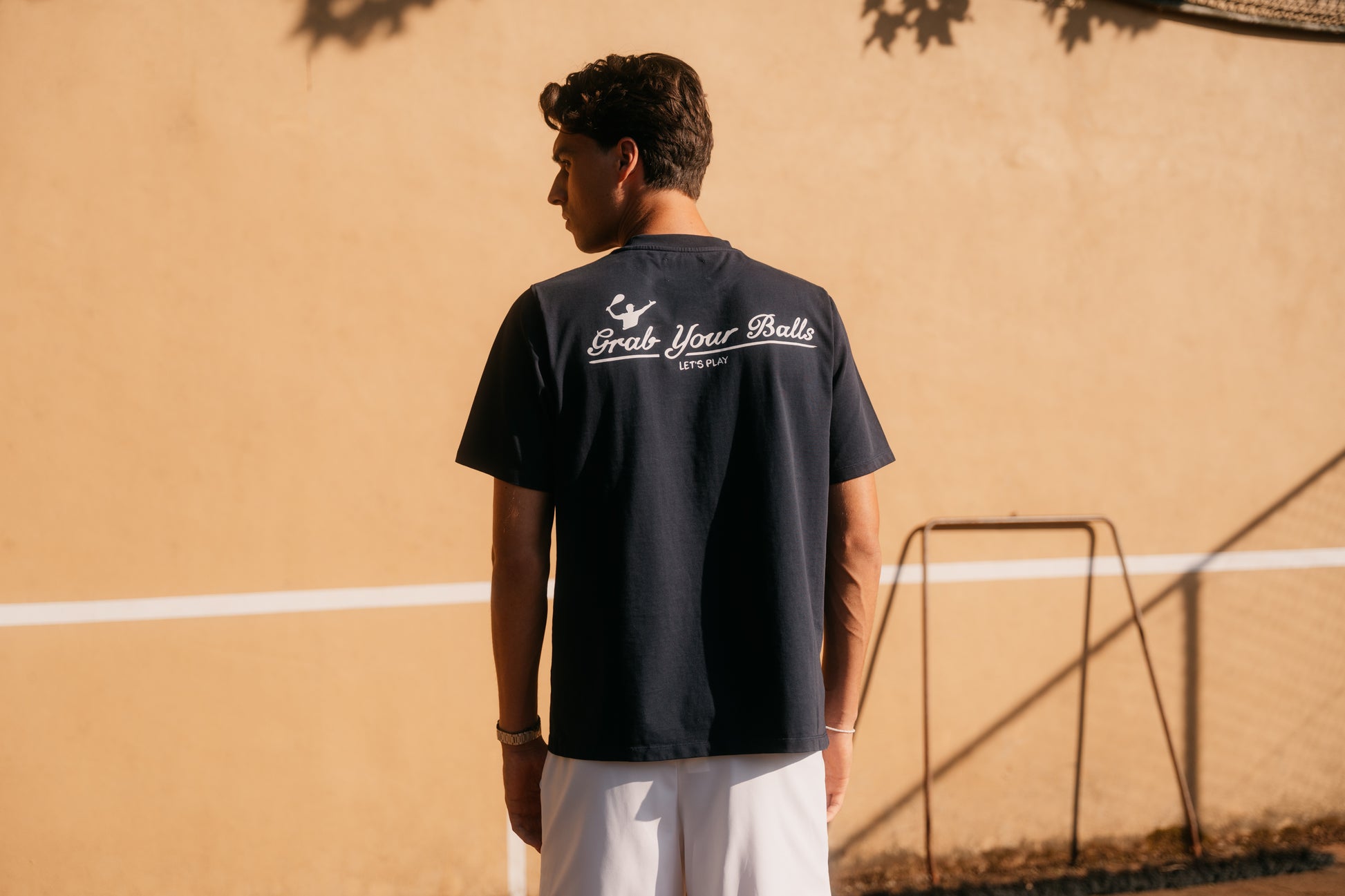 Grab Your Balls Tee Navy