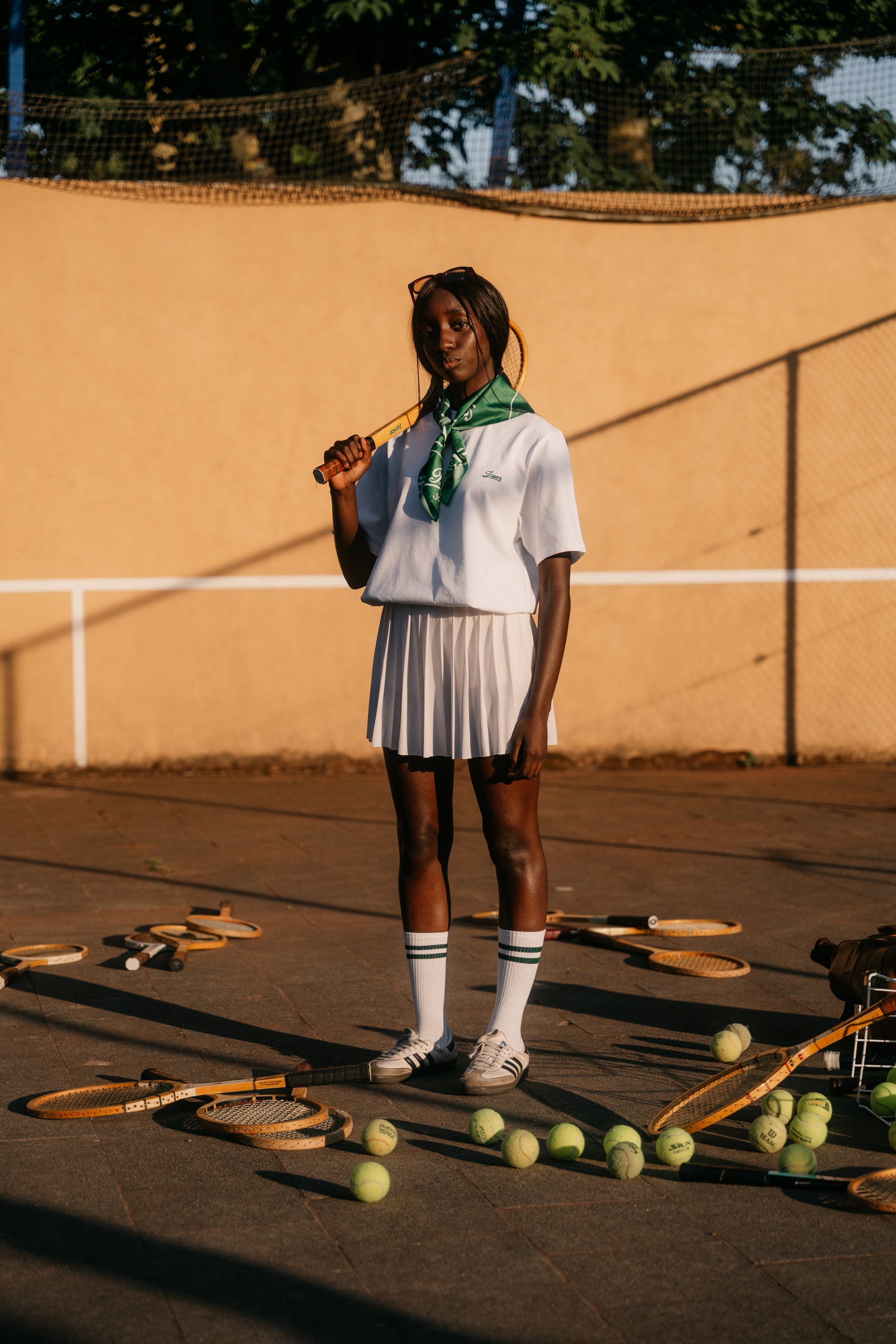 Racket Tee Green